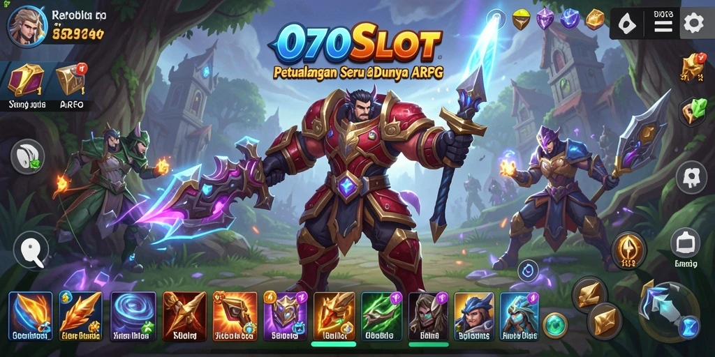 Tampilan gameplay ARPG yang menarik dan penuh aksi.