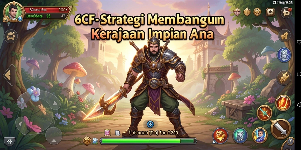 Tampilan menarik dari gameplay 6CF yang seru dan strategis.