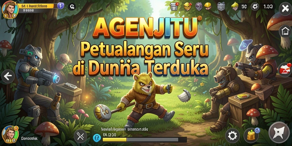 Gameplay AGENJITU yang mendebarkan dan penuh tantangan.