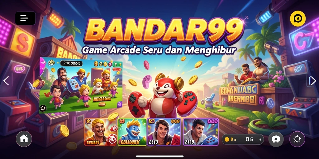 Tampilan gameplay seru dan mengasyikkan dari BANDAR99.