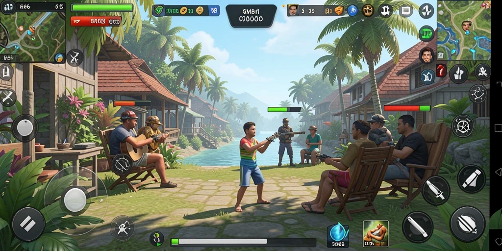 Tampilan gameplay DMD686 yang penuh warna dan menarik.