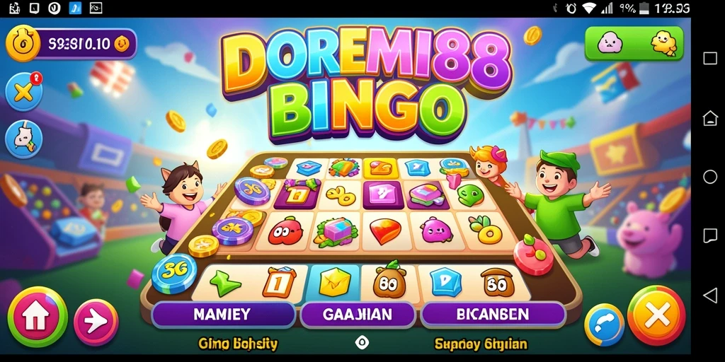 Tangkapan layar gameplay DOREMI88 yang menampilkan suasana permainan Bingo.