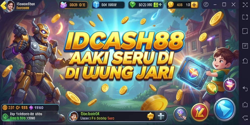 Tampilan gameplay IDCASH88 yang mendebarkan dan penuh aksi.
