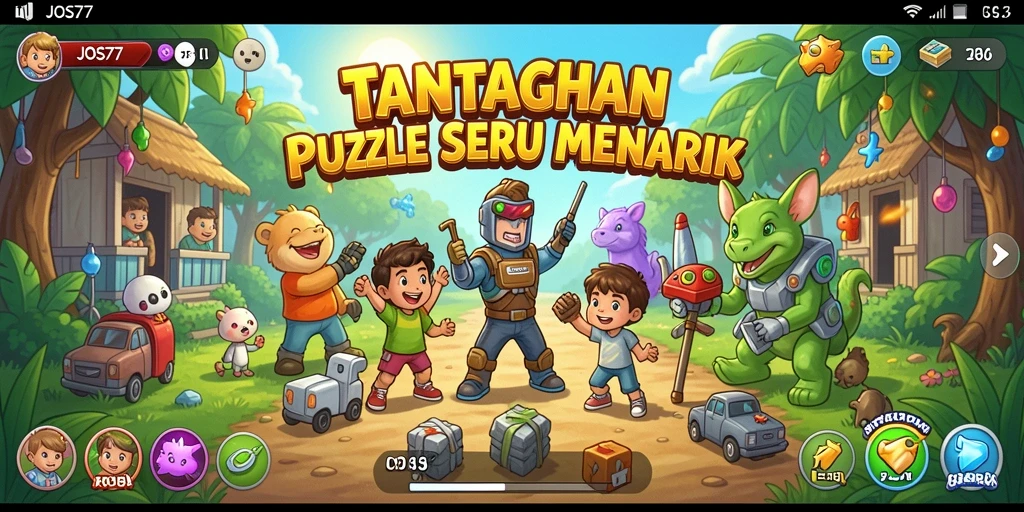 Gameplay JOS77 yang menantang dengan berbagai teka-teki menarik.
