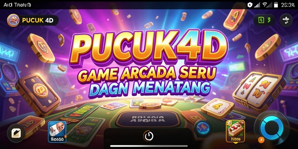 Tampilan gameplay PUCUK4D yang penuh action dan warna-warni.