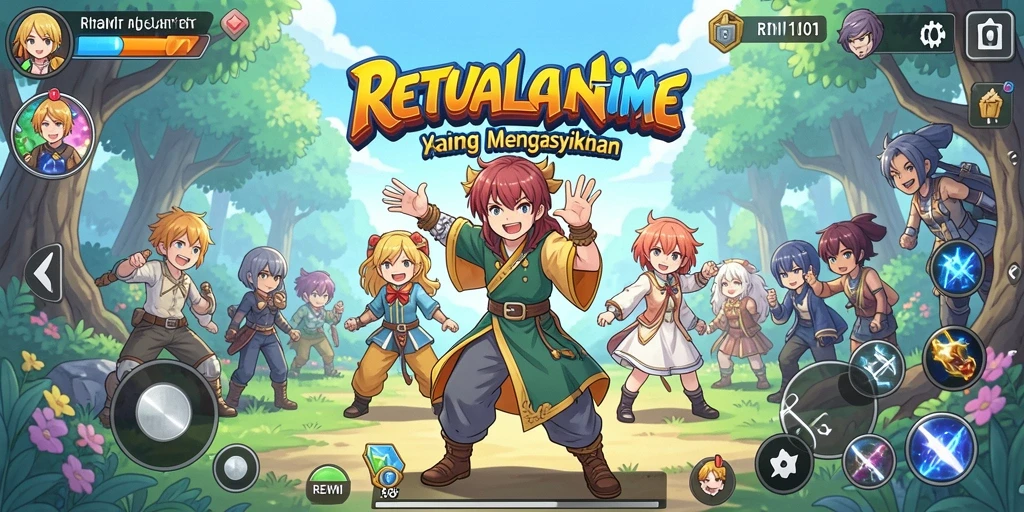 Tangkapan layar dari gameplay yang penuh aksi di REMI101.