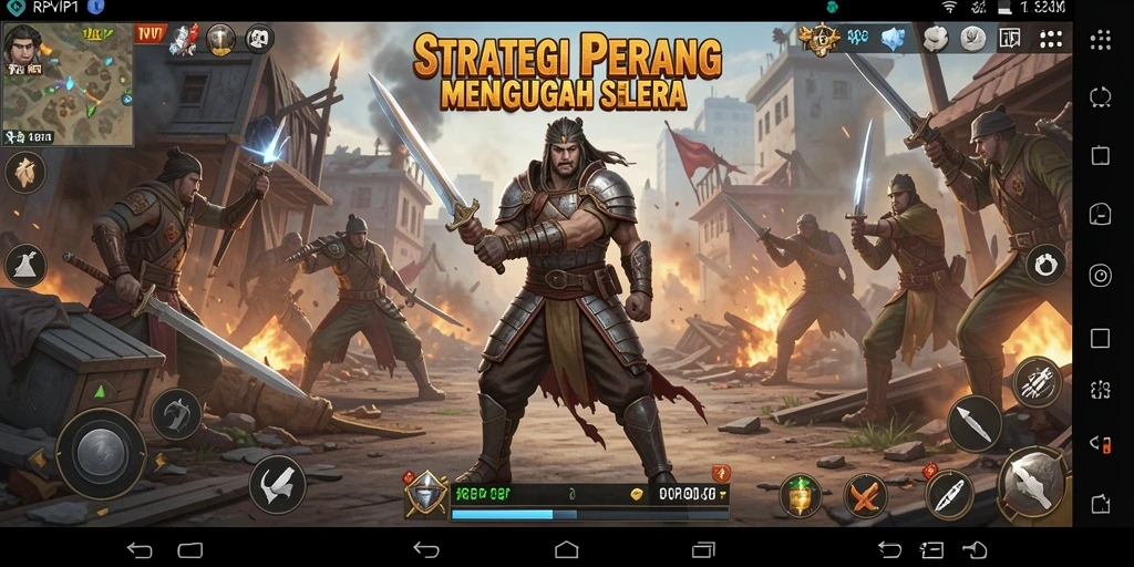 Tampilan gameplay RPVIP1 yang mendebarkan dan strategis.