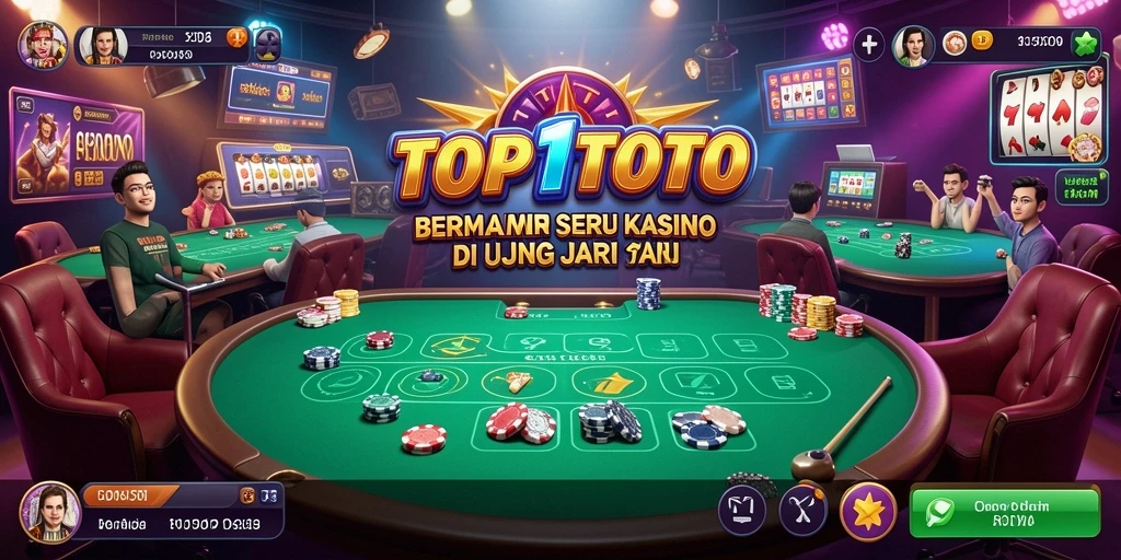 Screenshot utama menunjukkan gameplay seru dari TOP1TOTO yang memukau.