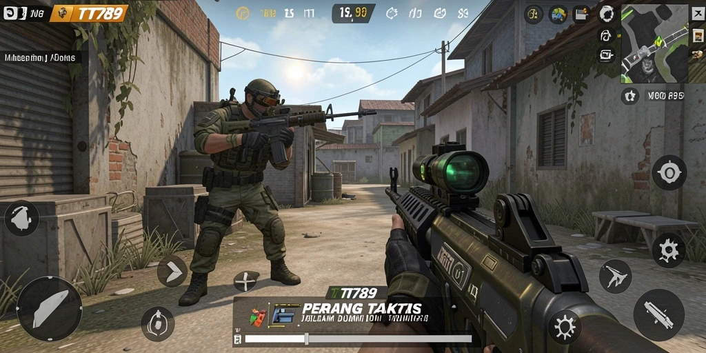 Gameplay intens dalam TT789 menunjukkan pertempuran efisien dan grafik yang menarik.