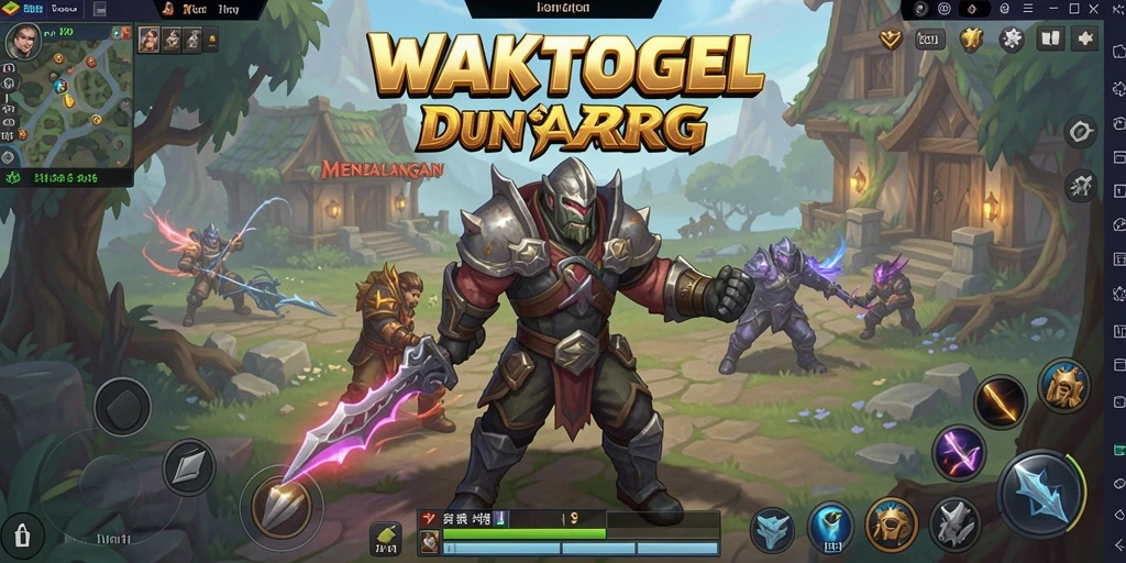 Tangkapan layar WAKTOGEL menampilkan aksi pertarungan yang mendebarkan.