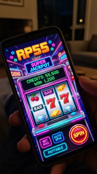 Screenshot antarmuka pengguna aplikasi rp55.